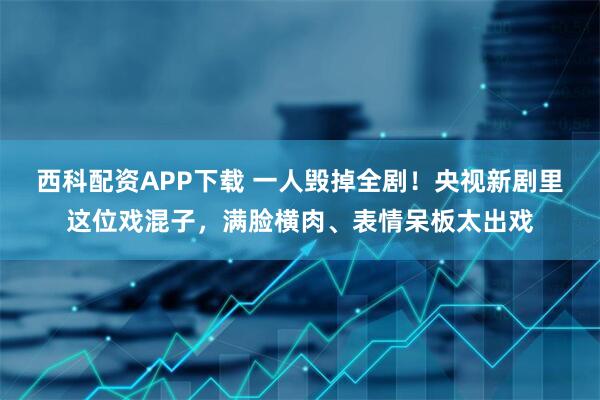 西科配资APP下载 一人毁掉全剧！央视新剧里这位戏混子，满脸横肉、表情呆板太出戏